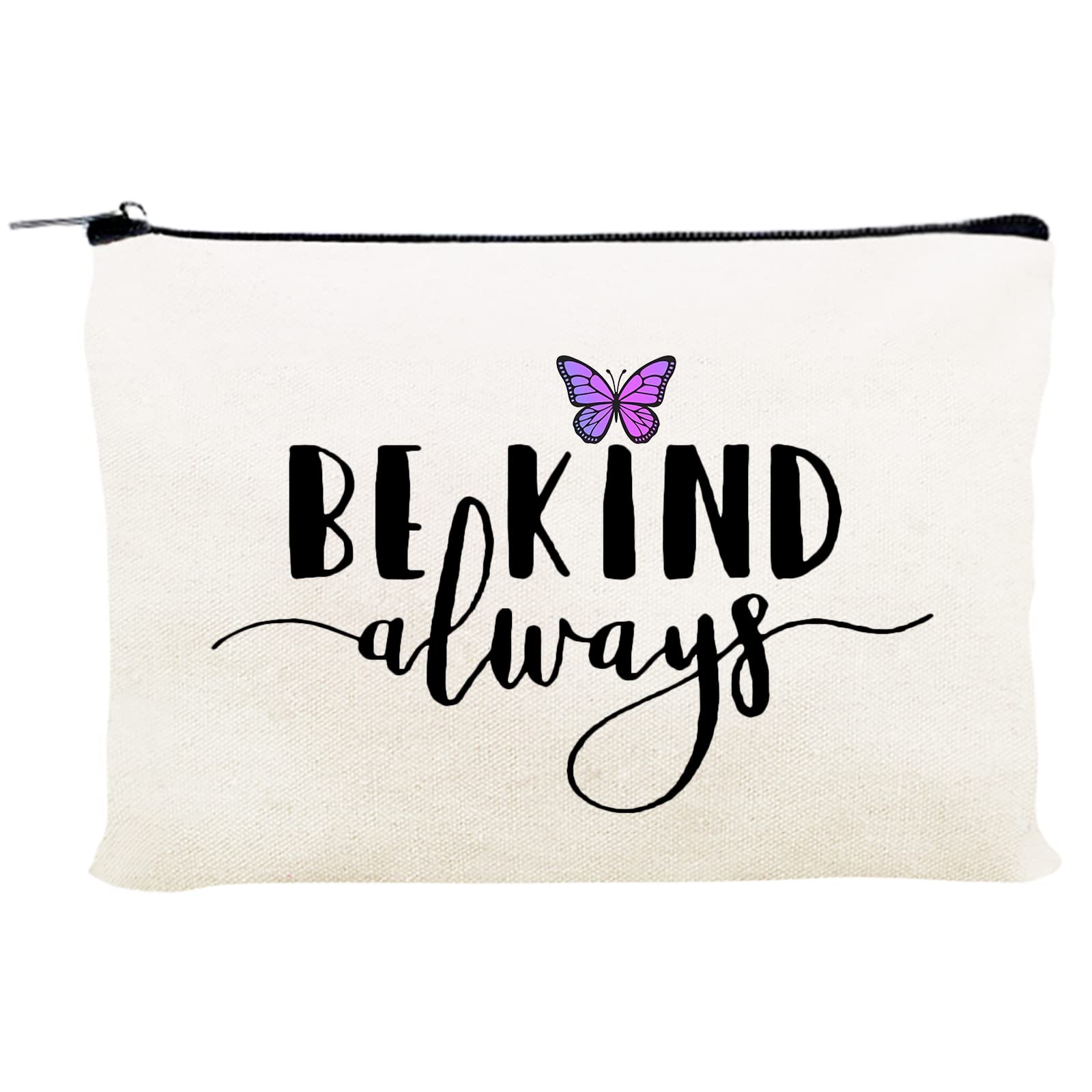 HAUKEA Inspirational Gifts for Women - Motivational Cosmetic Bag & Cute Pencil Case for Teen Girls & Adults - Perfect Birthday Gift for Her, Office & School Supplies, Travel Makeup Organizer