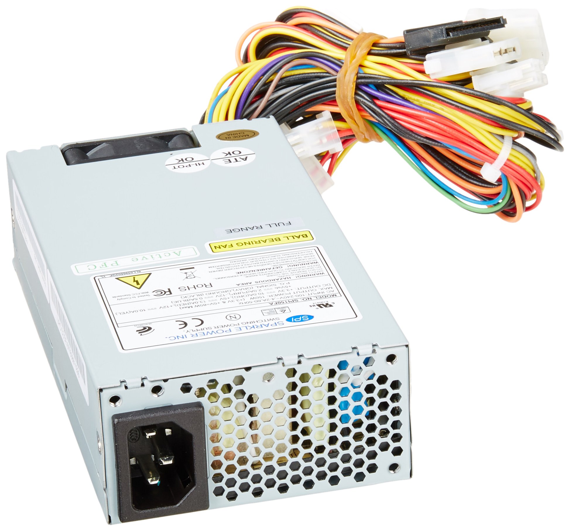 Sparkle Power ATX 12V 150W Power Supply with Active PFC (SPI150FA) - Reliable PSU for Home Office PC, Gaming Rig & Small Business Computers