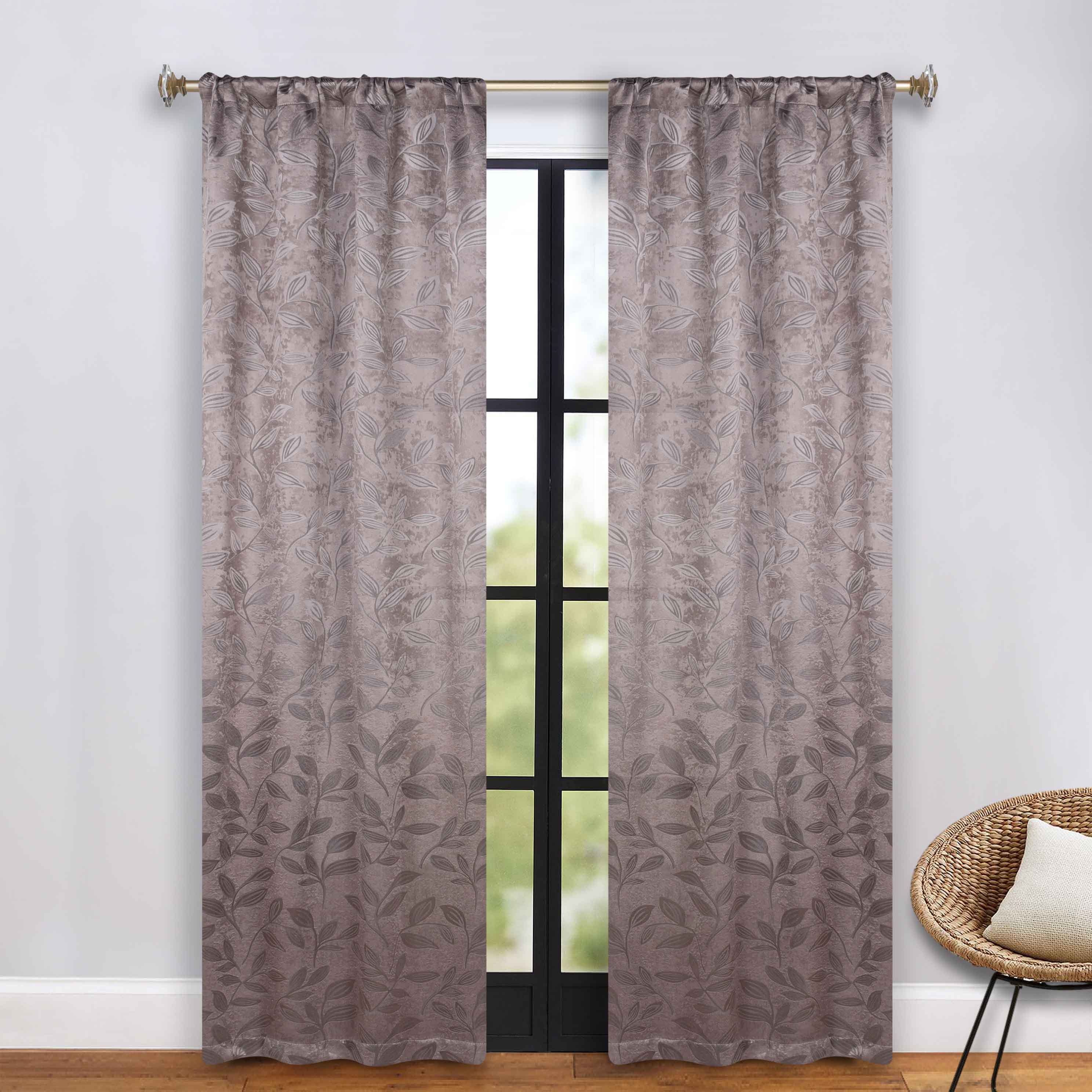 Blackout Curtains with Rod Pocket - Set of 2 Panels for Complete Room Darkening | Perfect for Bedrooms, Nurseries & Home Theater Light Blocking
