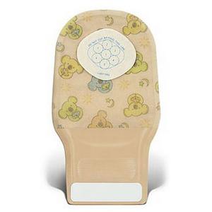 ConvaTec Little Ones One-Piece Drainable Ostomy Pouch with Stomahesive - Size 0 to 9/10 - 4L Capacity (10-Pack Box) - Ideal for Pediatric Stoma Care & Active Lifestyles