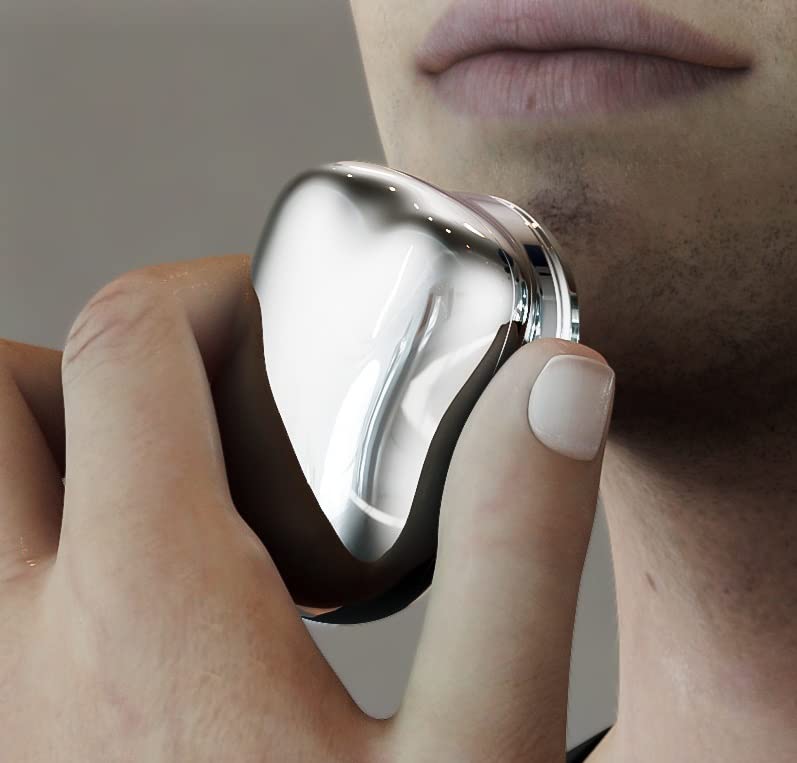 Portable Mini Electric Shaver for Men - USB Rechargeable Travel Beard Trimmer, Wet/Dry Facial Hair Removal, Compact Pocket Size for Home & On-the-Go Use (Green) - Perfect for Business Trips, Gym Bags & Daily Grooming