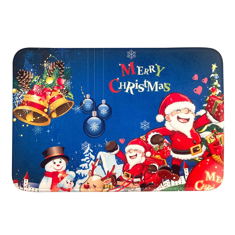 Nightmare Before Christmas Memory Foam Bath Mat - Non-Slip Luxury Bathroom Rug, Soft Absorbent Floor Mat for Kitchen & Bedroom - Holiday Decor & Home Essentials (Perfect for Christmas Bathroom Decor & Cozy Winter Home Upgrade)