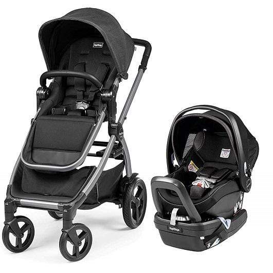 Peg Perego YPSI Travel System Stroller and Car Seat Combo - Lightweight, Compact for Easy Travel - Perfect for Newborns, Infants & Toddlers - Ideal for Airports, Shopping & Daily Outings