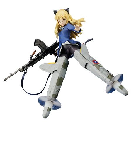 Strike Witches Perrine Clostermann 1/8 Scale PVC Anime Figure - Collectible Character Model for Display, Gift, and Anime Fans
