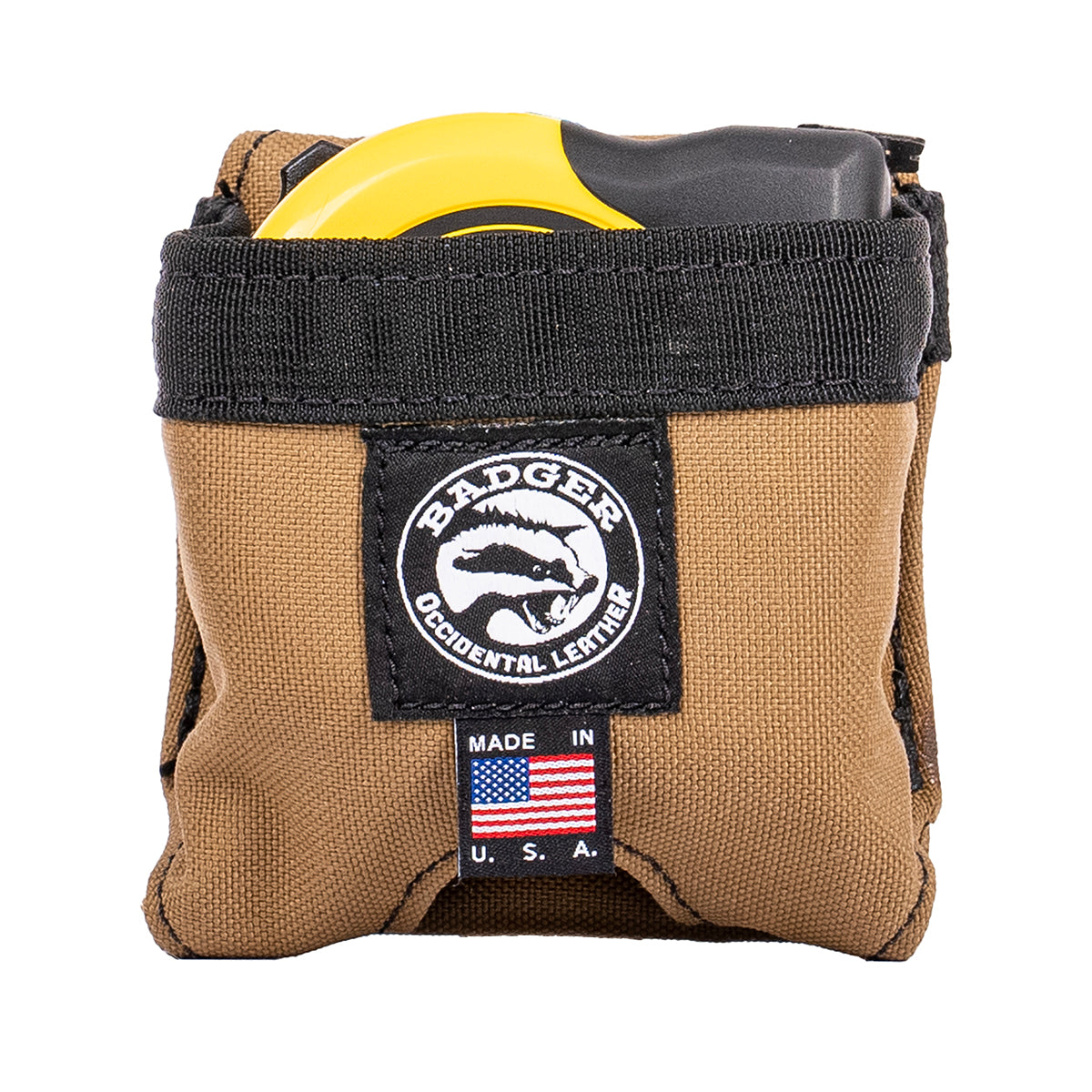 Badger Tape Holster - Heavy Duty Utility Belt Clip for Duct Tape, Packing Tape & More - Perfect for Construction, DIY Projects & Home Repairs
