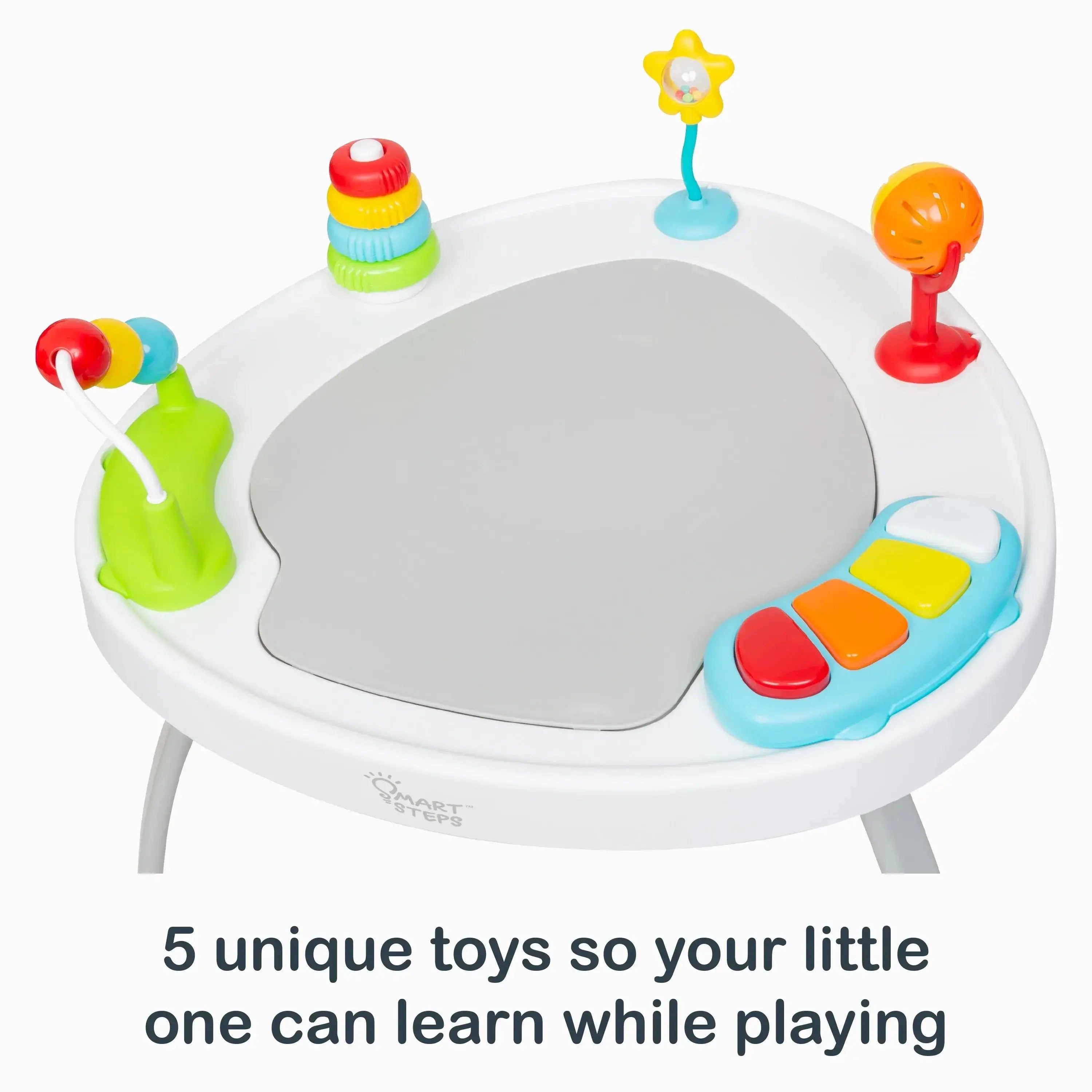 Smart Steps® Bounce N’ Play 3-in-1 Baby Activity Center - Interactive Play Gym, Jumper & Walker for Infants & Toddlers - Perfect for Indoor Playtime, Learning & Development