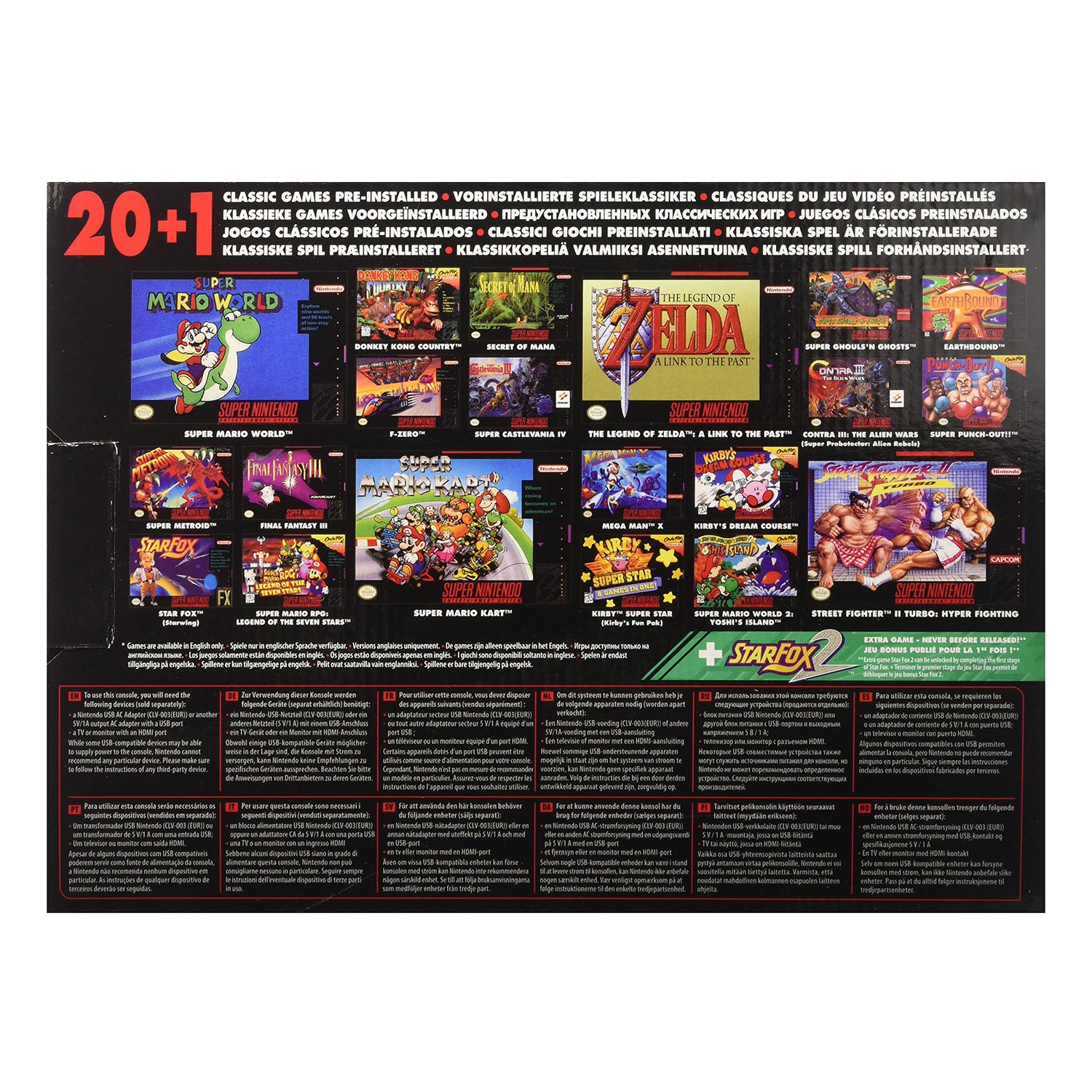 Nintendo SNES Classic Edition Console - Super Nintendo Entertainment System with 6-Foot Extension Cable | Retro Gaming, Gift for Gamers, Living Room Entertainment