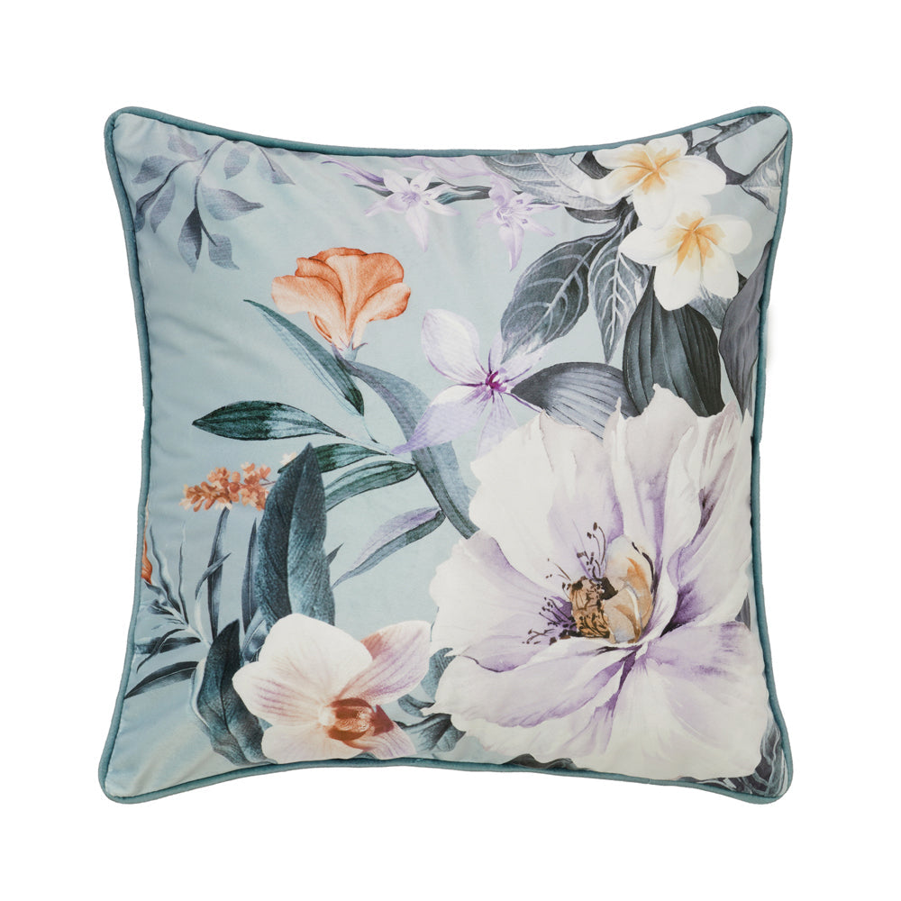 Chiquita White Square Filled Cushion - Soft Decorative Throw Pillow for Sofa, Bed & Home Decor - Perfect for Living Room, Bedroom & Nursery