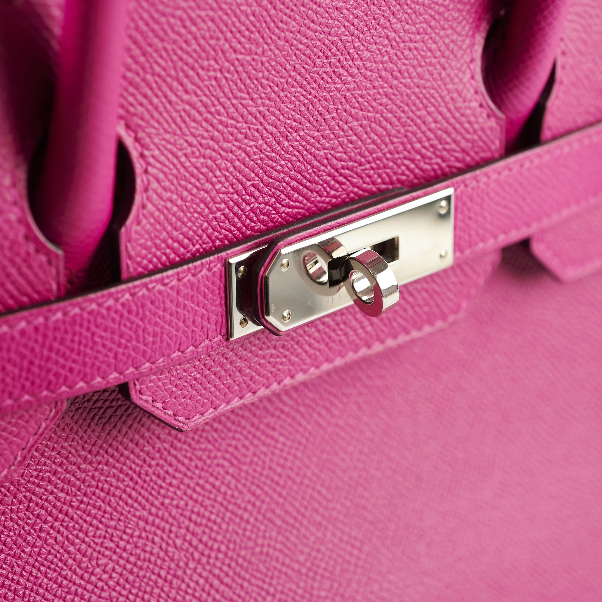 Authentic Hermes Birkin 30 Handbag in Epsom Leather - Rose Poupre Color with C Stamp | Luxury Designer Tote Bag for Women, Perfect for Work, Travel & Special Occasions