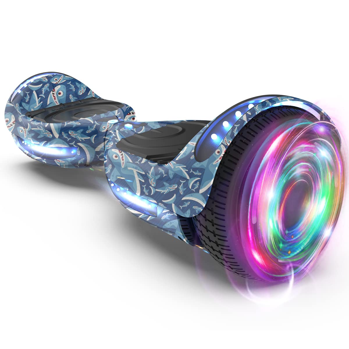 Certified HS2.01 Hoverboard with Bluetooth, LED Lights & Self-Balancing Technology - Electric Scooter for Kids & Adults - Perfect for Commuting, Campus Travel & Outdoor Fun
