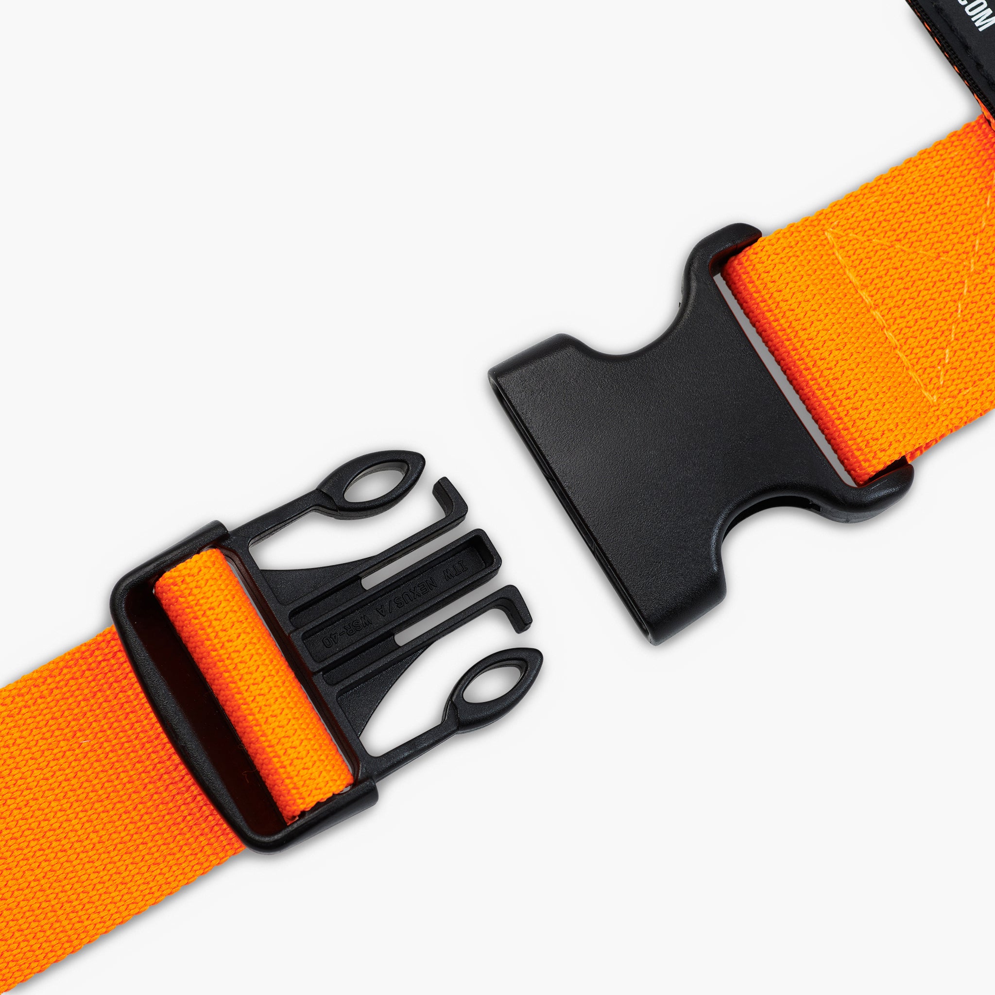 Dog Friendly Co. High Visibility Orange Dog Harness - Reflective & Adjustable for Safety - Perfect for Night Walks, Hiking & Outdoor Adventures