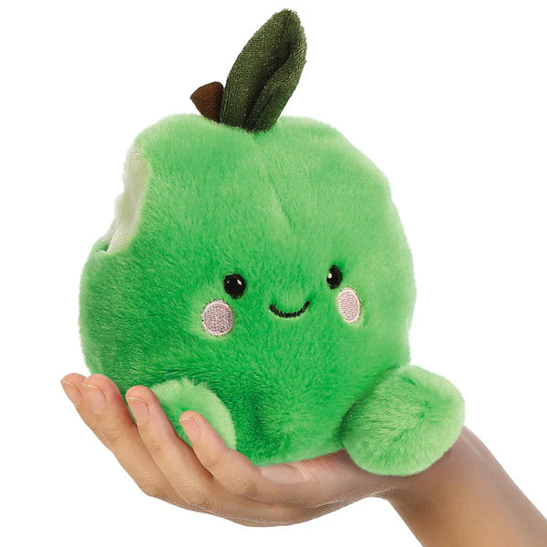 Palm Pals Jolly Green Apple Plush Toy - Cute & Soft Stuffed Animal for Kids, Gift for Boys & Girls - Perfect for Playtime, Nursery Decor, and Stress Relief