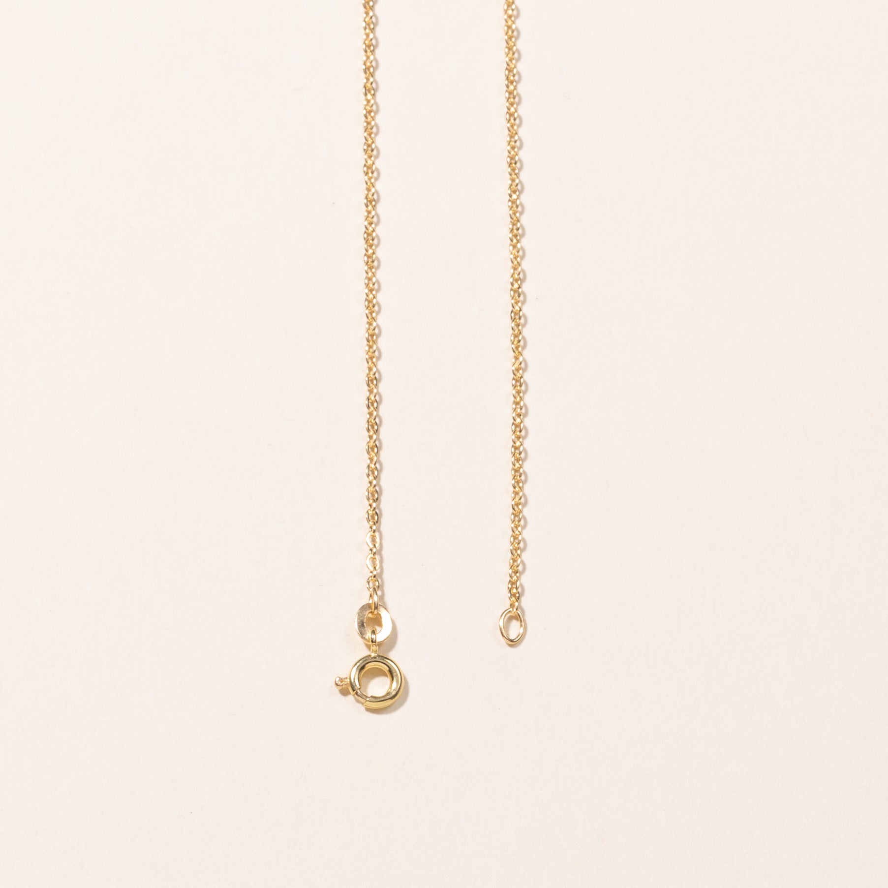 18K Yellow Gold Rolo Chain Necklace for Women - 19 Inches Solid Gold Rope Link Chain - Perfect for Layering, Gift Giving & Everyday Wear