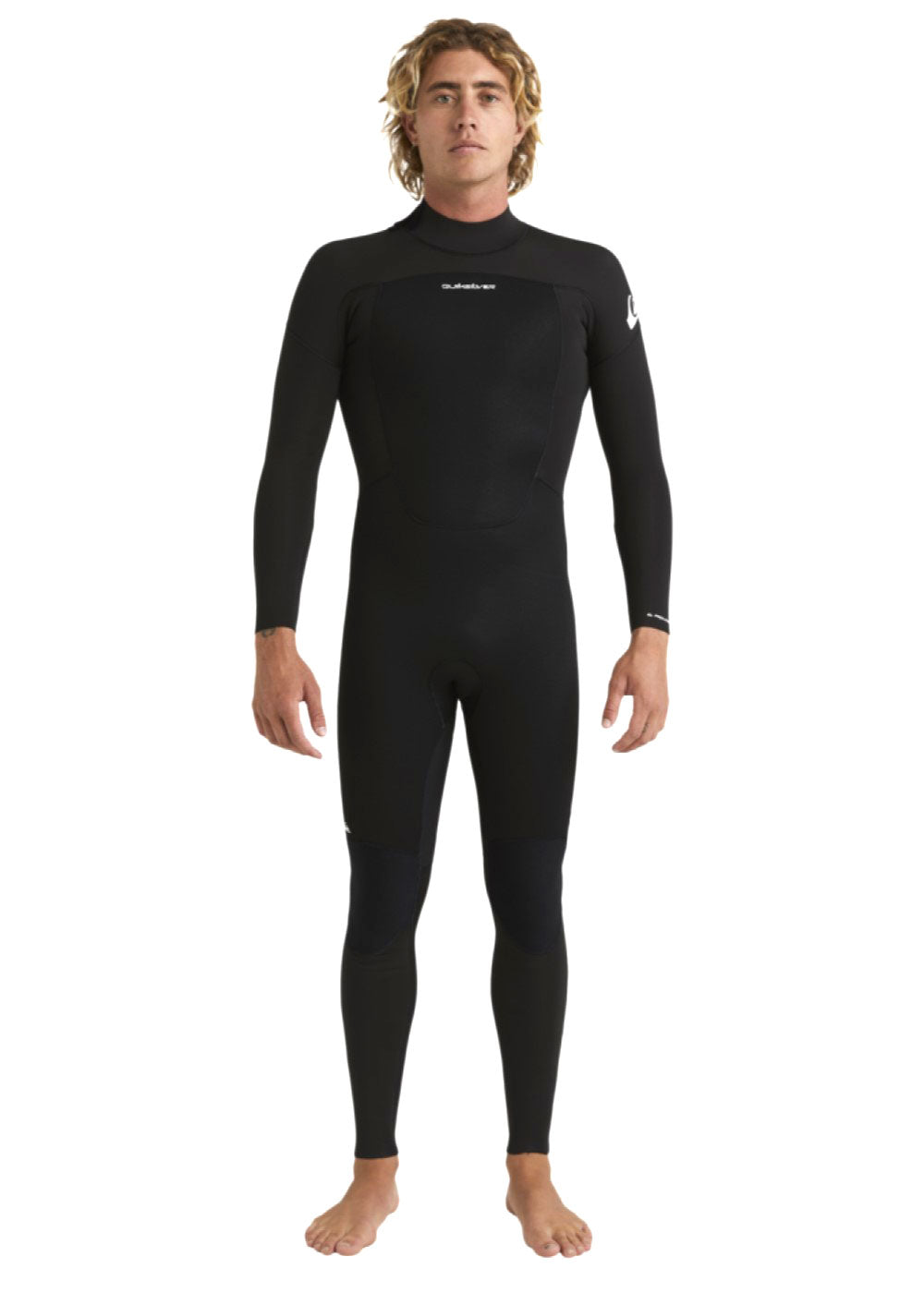 Quiksilver Men's Prologue 4/3mm GBS Back Zip Steamer Wetsuit - Premium Surfing Gear for Cold Water Waves & Winter Sports