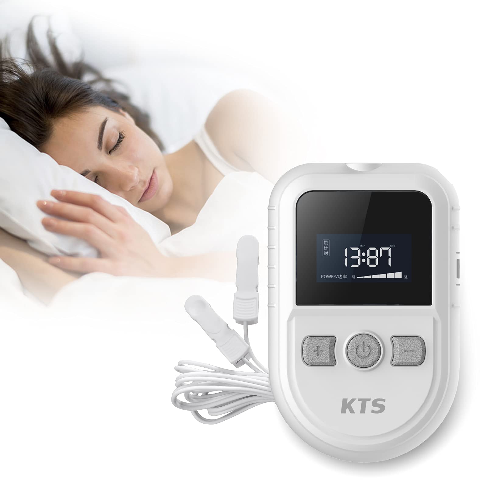 KTS Sleep Aid Device for Anxiety & Insomnia Relief - USB-C Rechargeable Fast Asleep Tool | Portable Sleep Assistant for Travel, Office & Home Use