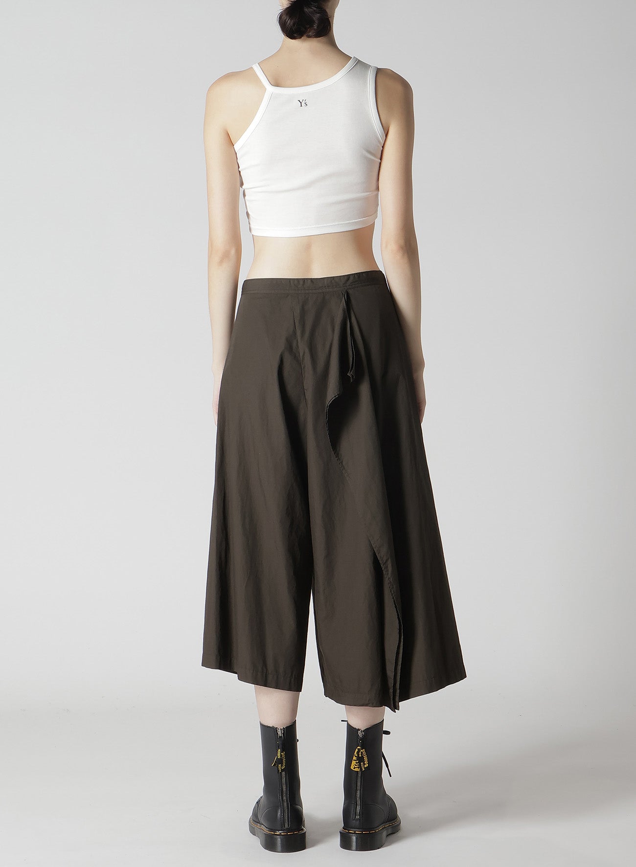 Stylish Cotton Broad Garment Dyeing Skirt Pants for Women - Comfortable & Breathable Casual Wear for Office, Travel & Everyday Outfits