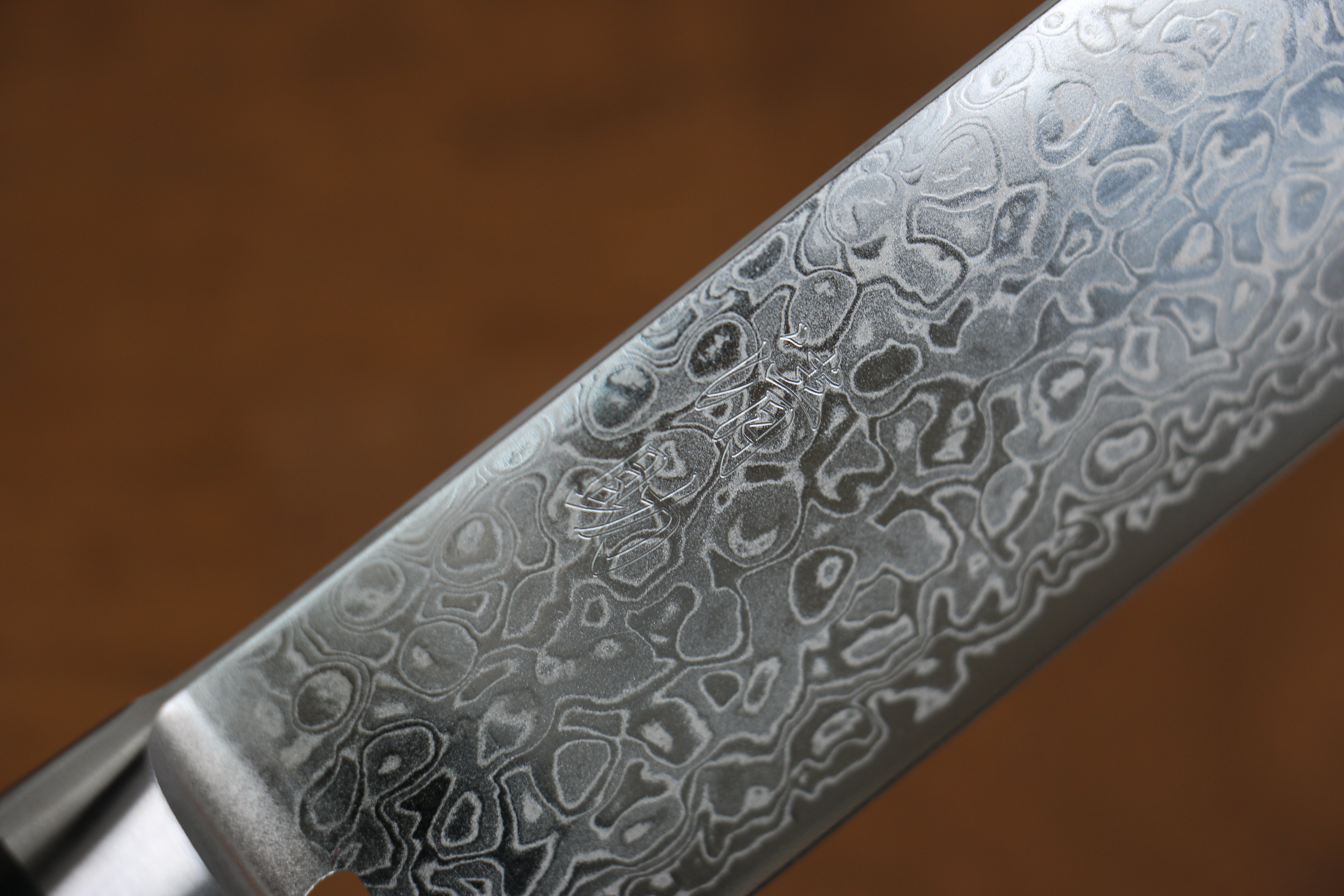 Premium AUS10 Damascus Nakiri Knife 170mm - Mirrored Finish, Black Pakkawood Handle - Japanese Kitchen Knife for Professional Chefs & Home Cooking - Perfect for Slicing Vegetables, Herbs & Boneless Meat