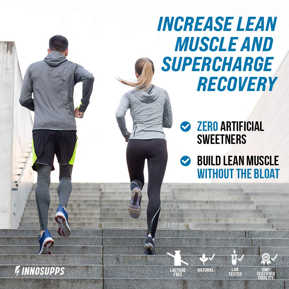 InnoSupps Advanced Iso Protein Powder - 100% Whey Isolate, Low Fat & Low Carb (25g Protein per Serving) | Hormone-Free, Gluten-Free, Soy-Free, No Artificial Sweeteners | Vanilla Ice Cream Flavor | Perfect for Post-Workout Recovery & Muscle Building