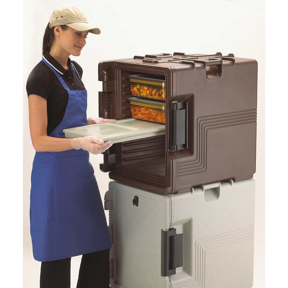 Cambro UPCS400131 S Series Ultra Pan Carrier - Heavy Duty Dark Brown Food Pan Holder for Commercial Kitchens, Restaurants & Catering Services