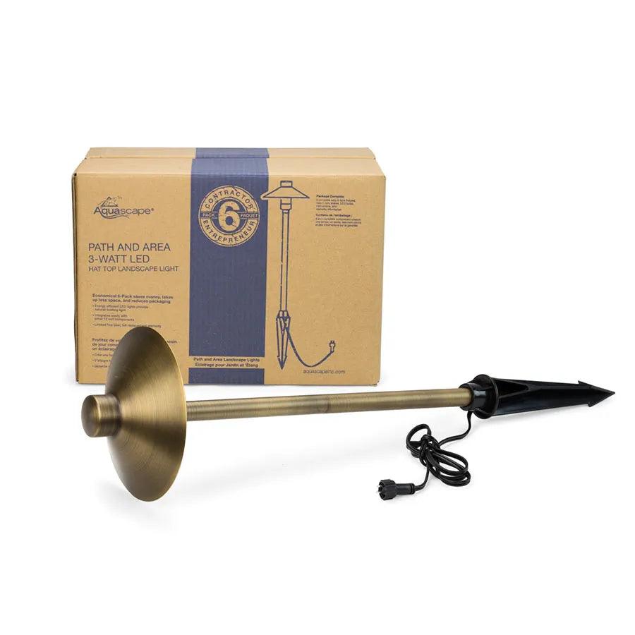 6 Pack 3W LED Landscape Path & Area Lights - Outdoor Garden, Yard, and Walkway Lighting for Enhanced Safety & Ambiance