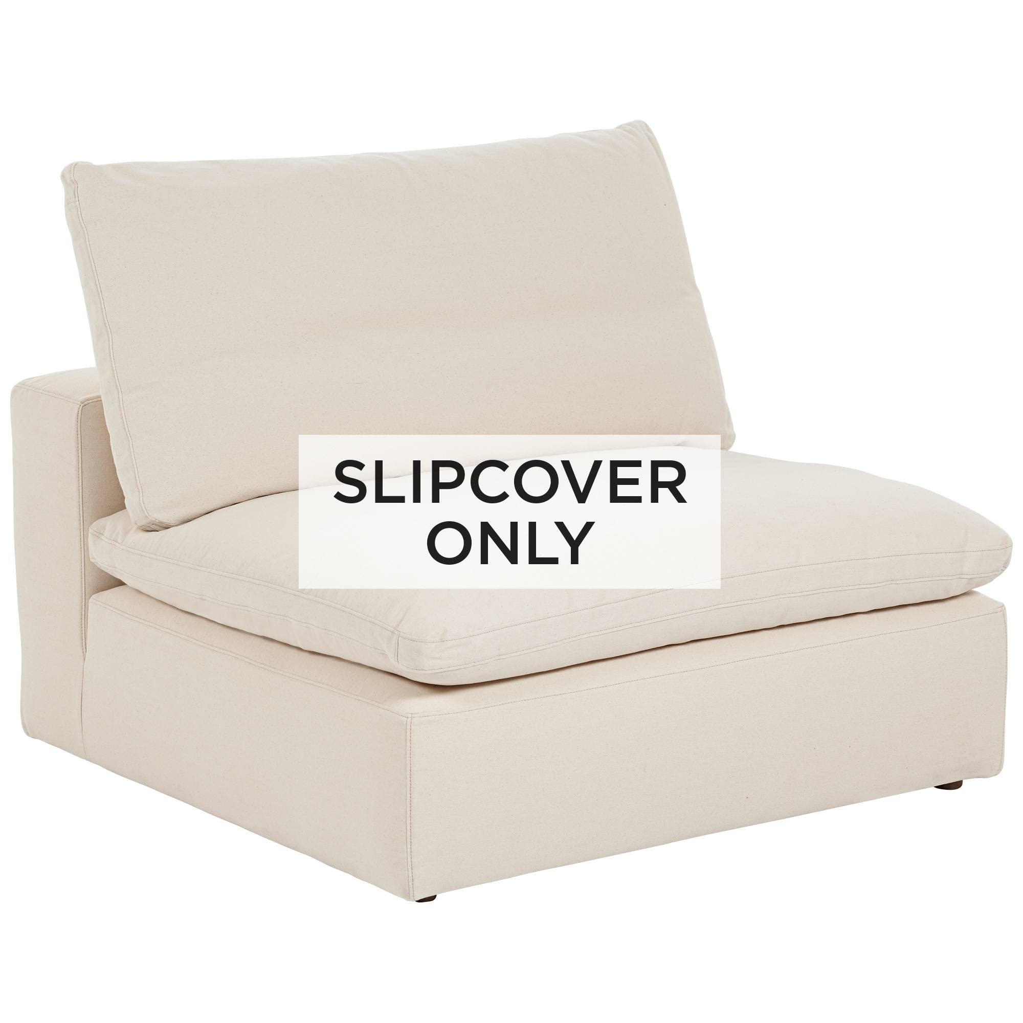 Premium 55 Downing Street Natural Linen Slipcover for Skye Peyton Armless Sectional Sofa - Washable & Breathable Sofa Cover for Living Room Decor, Pet Protection & Home Staging - Perfect for Family Gatherings, Home Theater, Reading Nook & Farmhouse Style - Ideal for Daily Use, Movie Nights, Hosting Guests, Apartments & Airbnb - Great for Relaxing, Entertaining & Enhancing Home Aesthetics - Use in Living Rooms, Family Rooms, Home Theaters, Reading Nooks & Vacation Rentals
