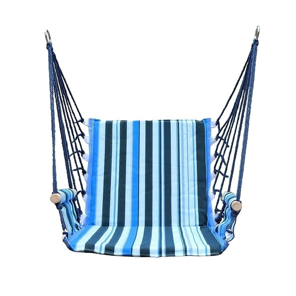 Portable Canvas Hammock Swing Chair for Adults & Kids - Outdoor Travel, Camping, Backyard, Garden Relaxation - Durable Hanging Seat for Indoor & Outdoor Use