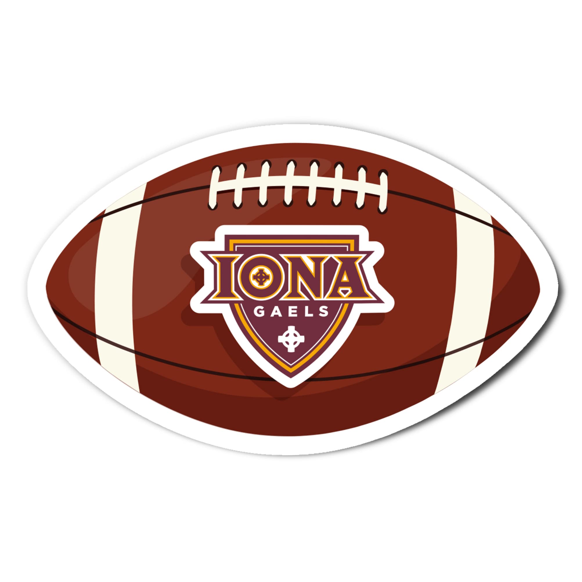 Desert Cactus Iona College Gaels Vinyl Decal Sticker - Waterproof Laptop, Car, Water Bottle, Scrapbook Decoration - Perfect for Football Fans & School Spirit Accessories