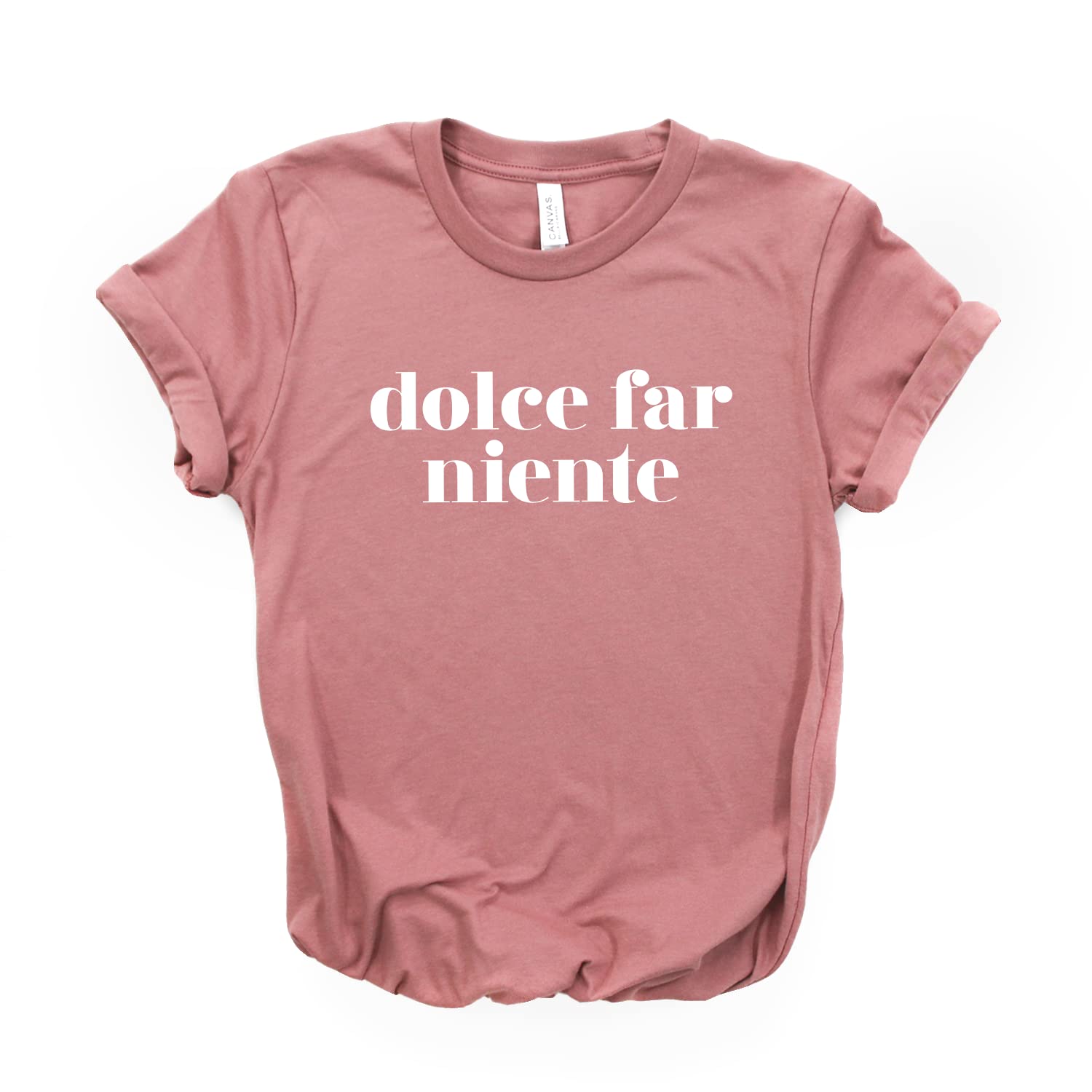 Dolce Far Niente Italian Travel T-Shirt - Soft Unisex Tee with 'Ciao' Print - Perfect Italy Vacation Shirt & Gift for Lovers of Italian Culture (Ideal for Travel, Sightseeing & Casual Wear)