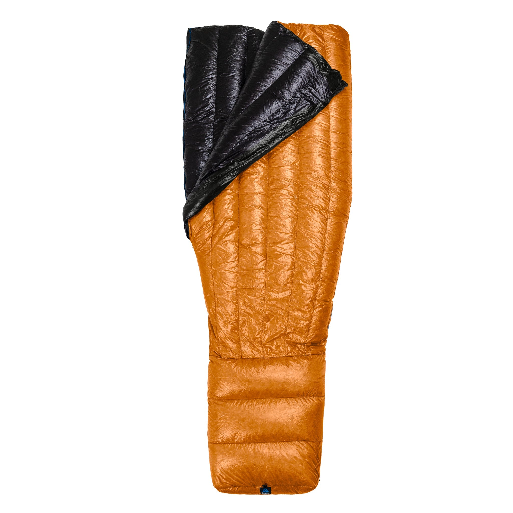 20F Zip Around Sleeping Bag - Lightweight & Waterproof for Camping, Hiking, Backpacking - Orange, Medium Size - Perfect for Outdoor Adventures