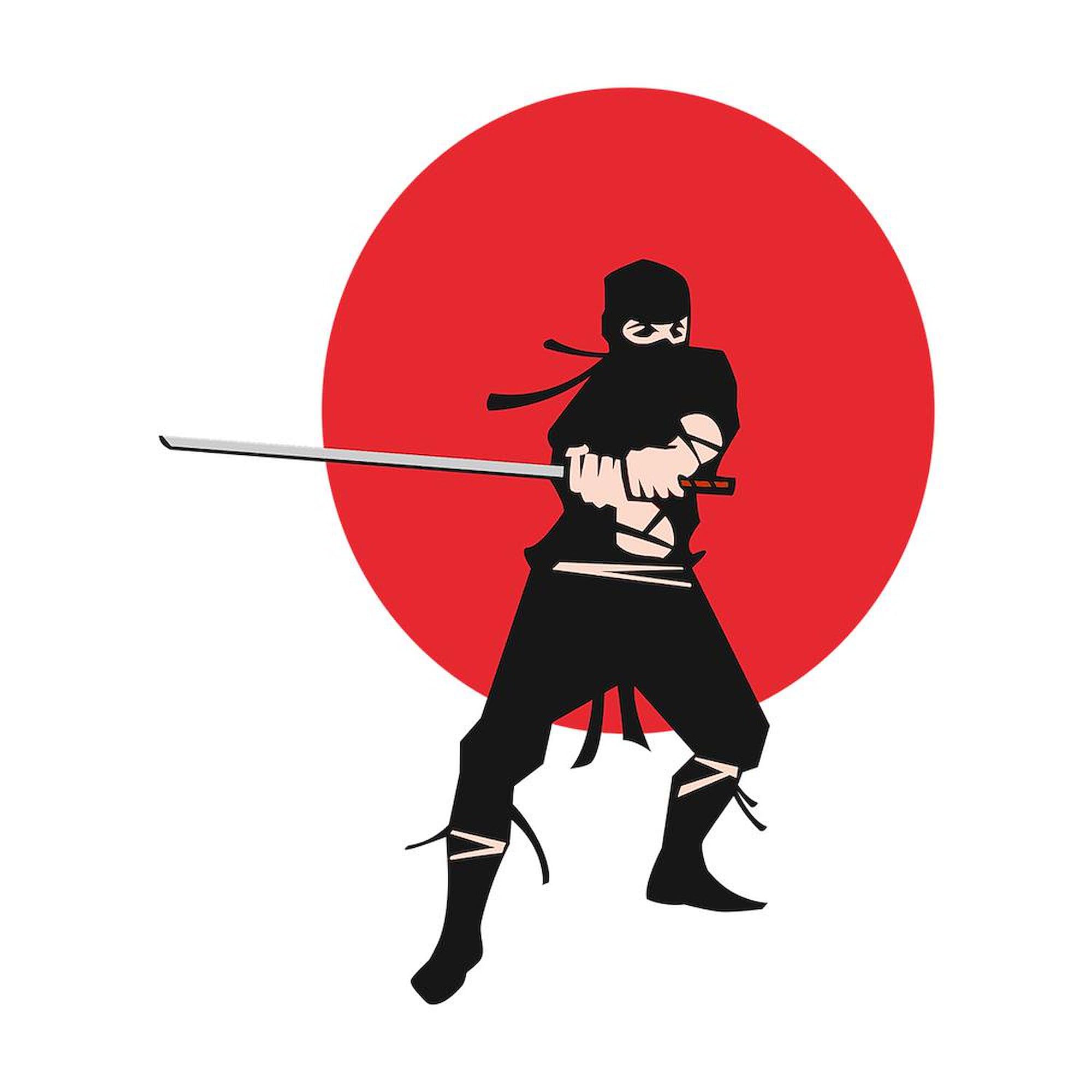 11 oz (325 ml) Ninja Themed Ceramic Coffee Mug - Perfect for Tea, Hot Chocolate & Office Use - Durable & Dishwasher Safe