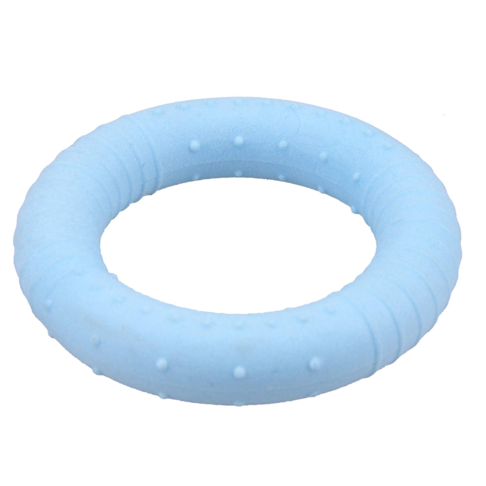 SONGBIRDTH Durable Dog Chew Toy - TPR Foaming Circle Teeth Cleaning Chew Toy with Milk Scent for Small & Medium Dogs - Random Colors - Perfect for Puppy Teething, Boredom Relief & Dental Health