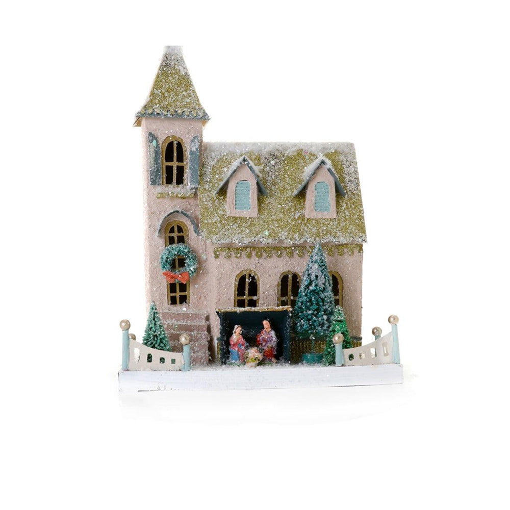 Handcrafted Church of Nativity Display Set - Cody Foster Nativity Scene for Christmas Decorations & Holiday Home Décor | Perfect for Mantel, Tabletop, or Gift Giving