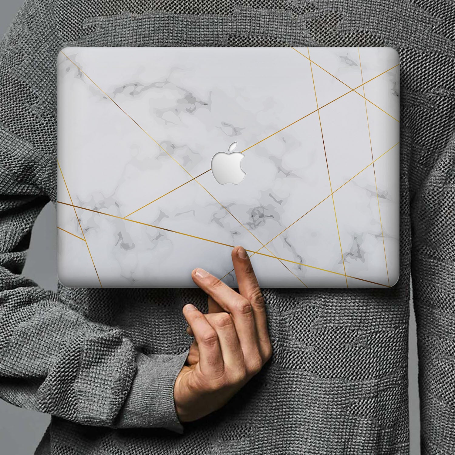 Premium Marble MacBook Case for MacBook Pro/Air 2020 - Stylish & Protective Hard Shell Cover for Work, Travel & School