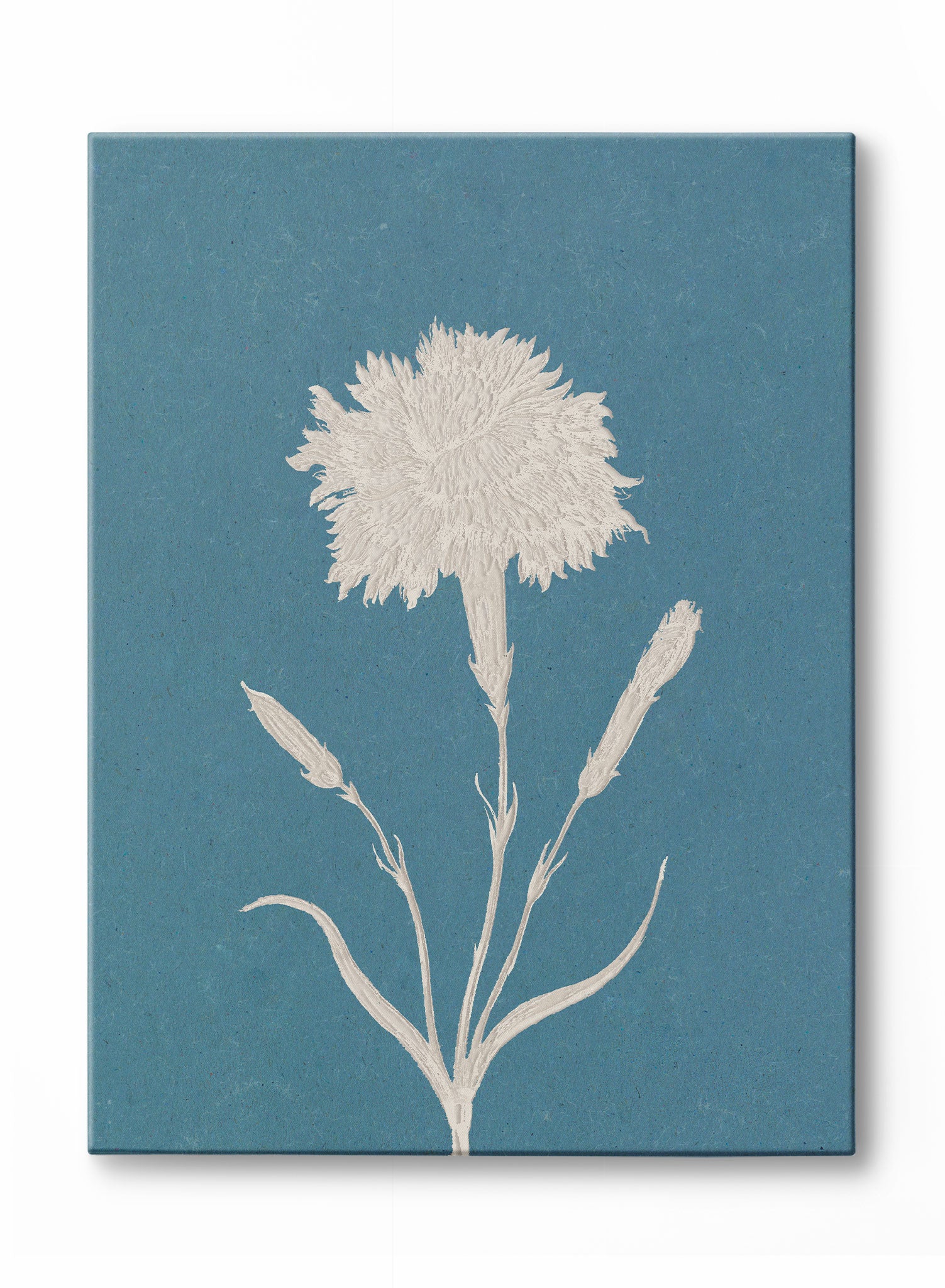 Papercut Carnation Art Print - Elegant Floral Wall Decor for Home, Office & Gift Giving