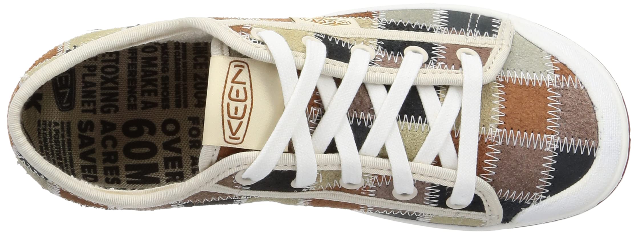 KEEN Women's Elsa Harvest Upcycled Casual Sneakers - Comfortable & Eco-Friendly Walking Shoes for Hiking, Travel & Everyday Wear