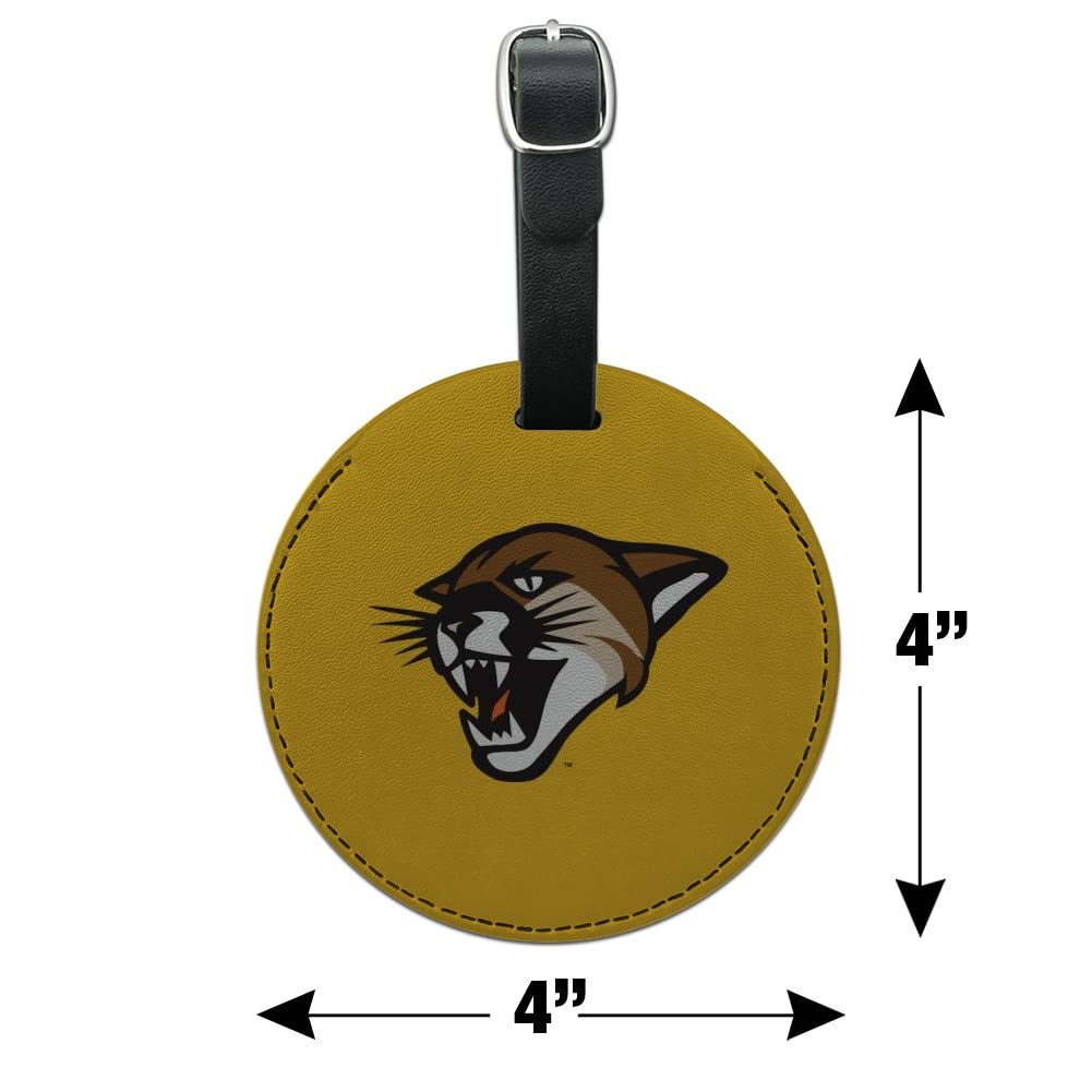 University of Vermont Genuine Leather Luggage Tag - Durable Carry-On ID Card Holder for Travel Bags - Perfect for College Students & Frequent Flyers