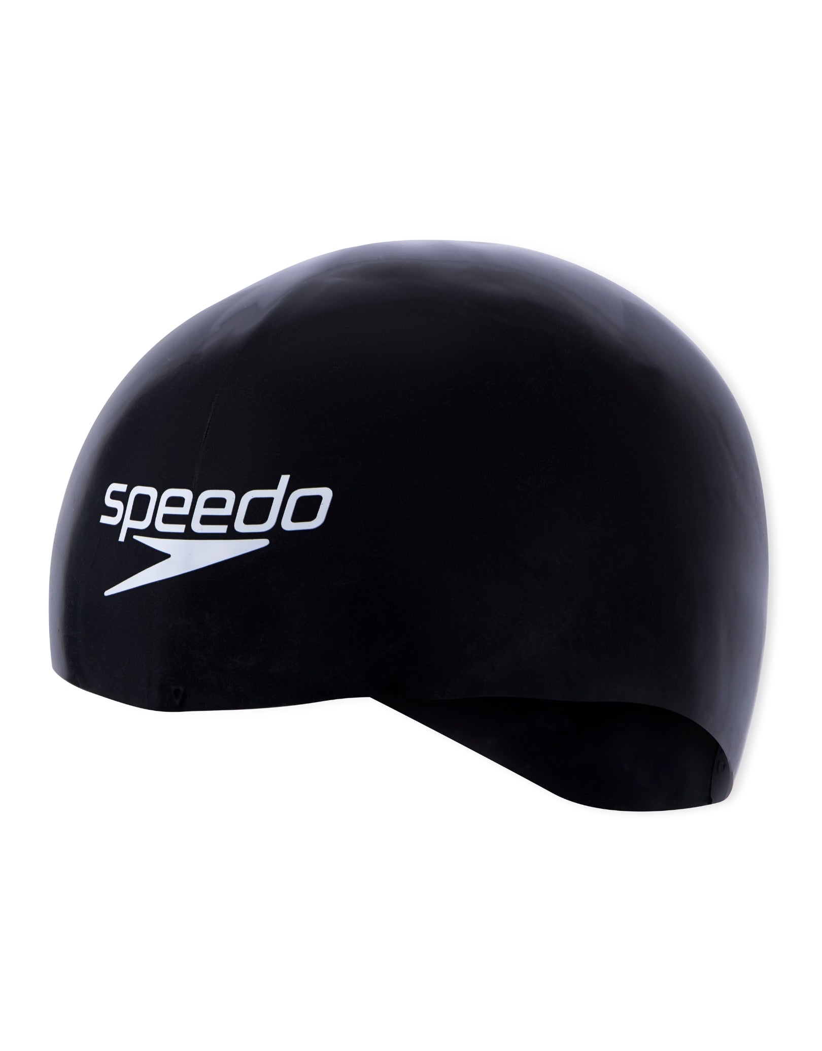 Fastskin Racing Swim Cap - Black & White for Competitive Swimming & Water Sports Training