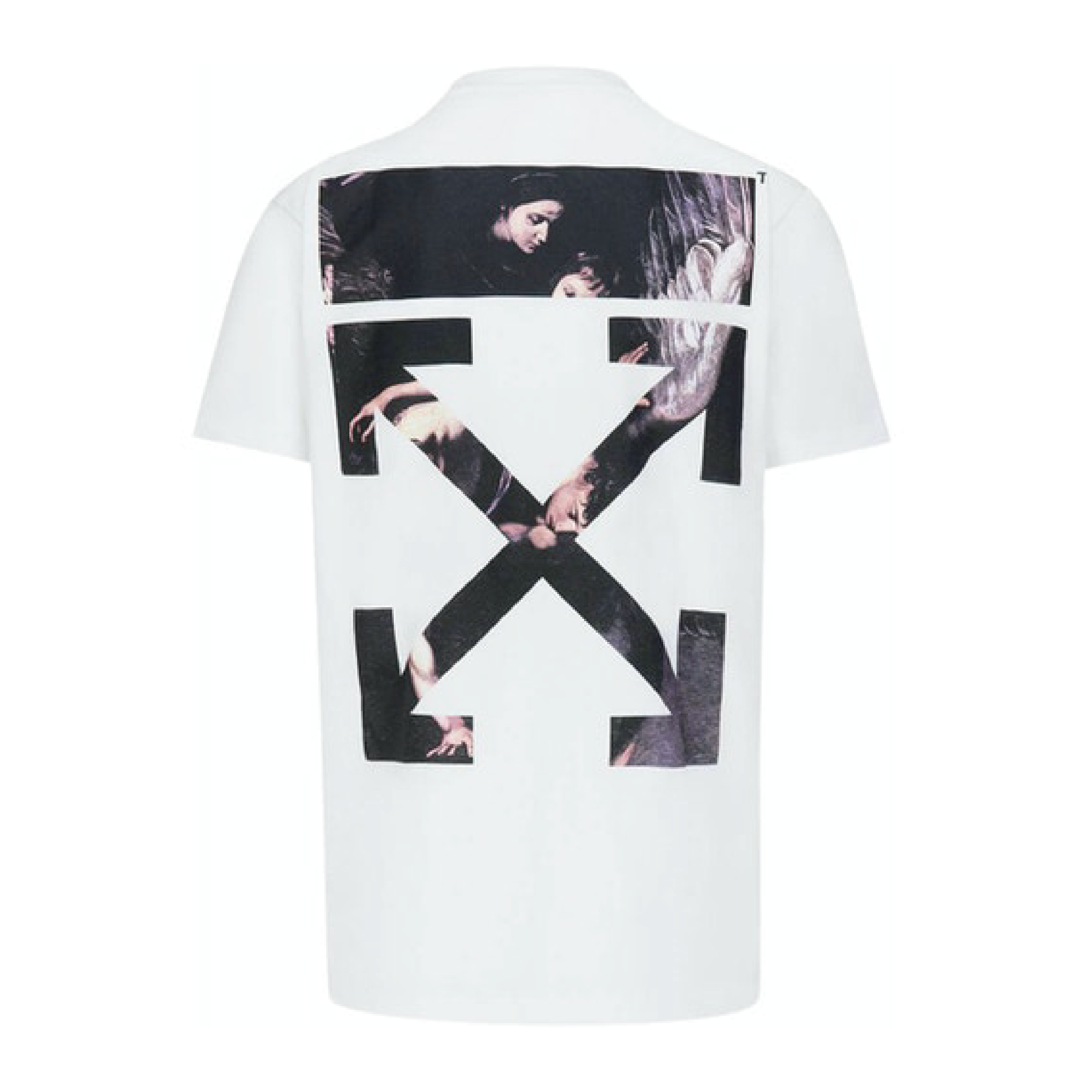 OFF WHITE 20SS CARAVAGGIO ARROW OVER TEE - Trendy Streetwear Graphic T-Shirt for Men | Perfect for Casual Outfits, Music Festivals & Urban Fashion