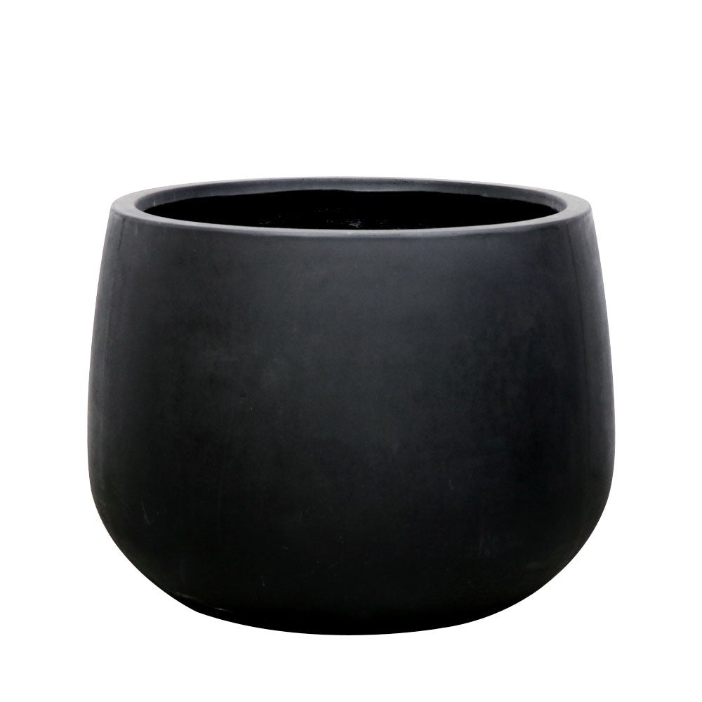 Ahuriri Black Outdoor Planter - Large Modern Garden Flower Pot for Patio, Balcony & Backyard Decor | Durable Weather-Resistant Planter Box for Plants, Herbs & Flowers