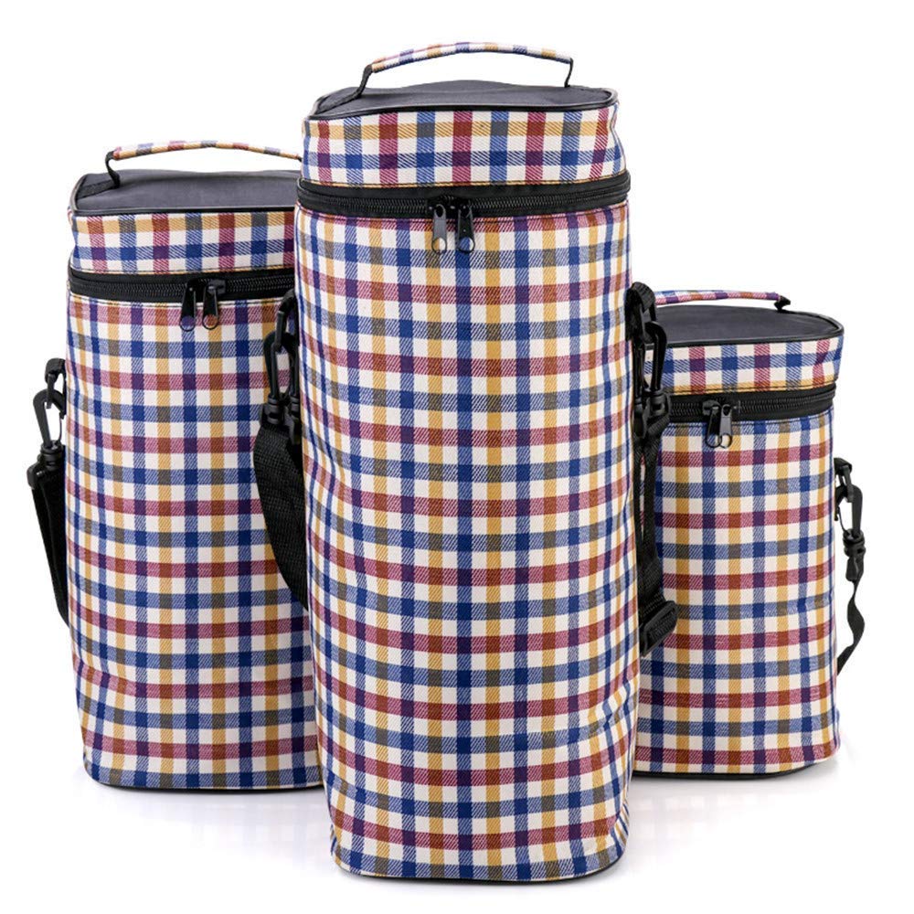 Premium Insulated Picnic Basket Set - Large Handheld Cooler Bag with Thickened Thermal Lining for Outdoor Lunches, Beach Trips & Picnics | Perfect for Family Outings, Camping & Park Adventures
