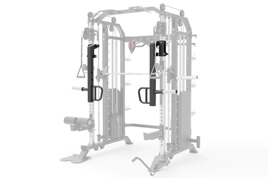 Warrior 801 Pro Power Rack Cage with Smith Machine & Functional Trainer Cable Pulley System - Heavy Duty Home Gym Equipment for Strength Training & Weightlifting - Perfect for Home Workouts & Garage Gym Setup