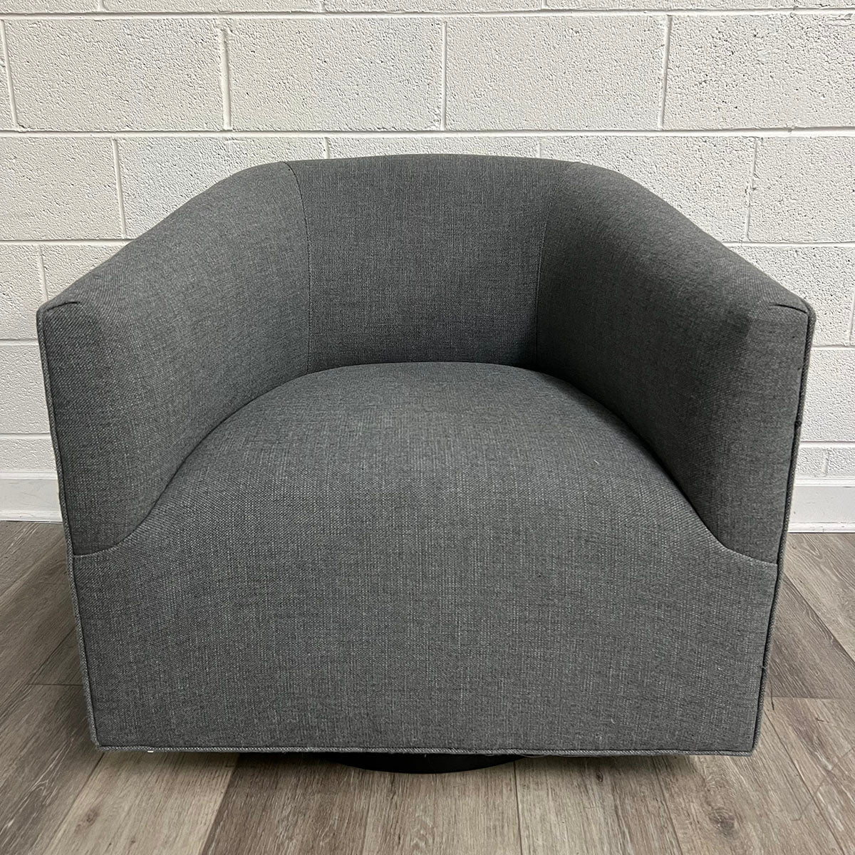 Vintage 1950s Italian Mid-Century Modern Swivel Armchairs - Pair of Shelter Design Lounge Chairs for Living Room, Office & Reading Nook