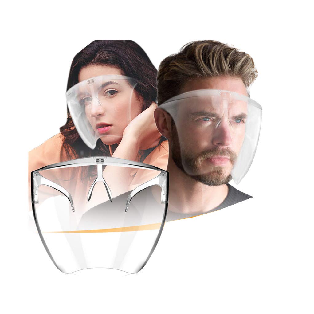 Lethez Washable & Reusable PVC Face Bandanas - Breathable Face Cover for Men & Women - UV Protection for Outdoor Activities, Cycling, Camping, Hiking & Sports