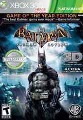 Batman: Arkham Asylum Game of the Year Edition - Complete in Box (CIB) for Xbox 360 | Action-Adventure Game for Superhero Fans & Collectors