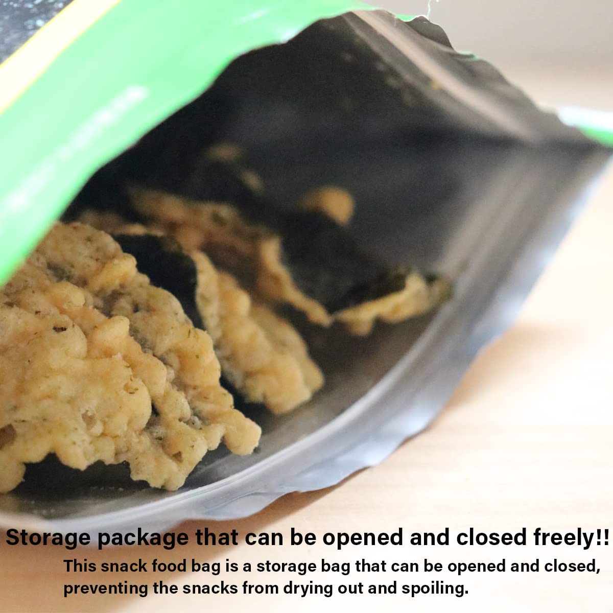 NORITEN Japanese Tempura Seaweed Snacks - Light Salt Flavor, 10.58OZ (300g) - Authentic Japanese Crunchy Snack for Parties, Office, and Healthy On-the-Go Eating