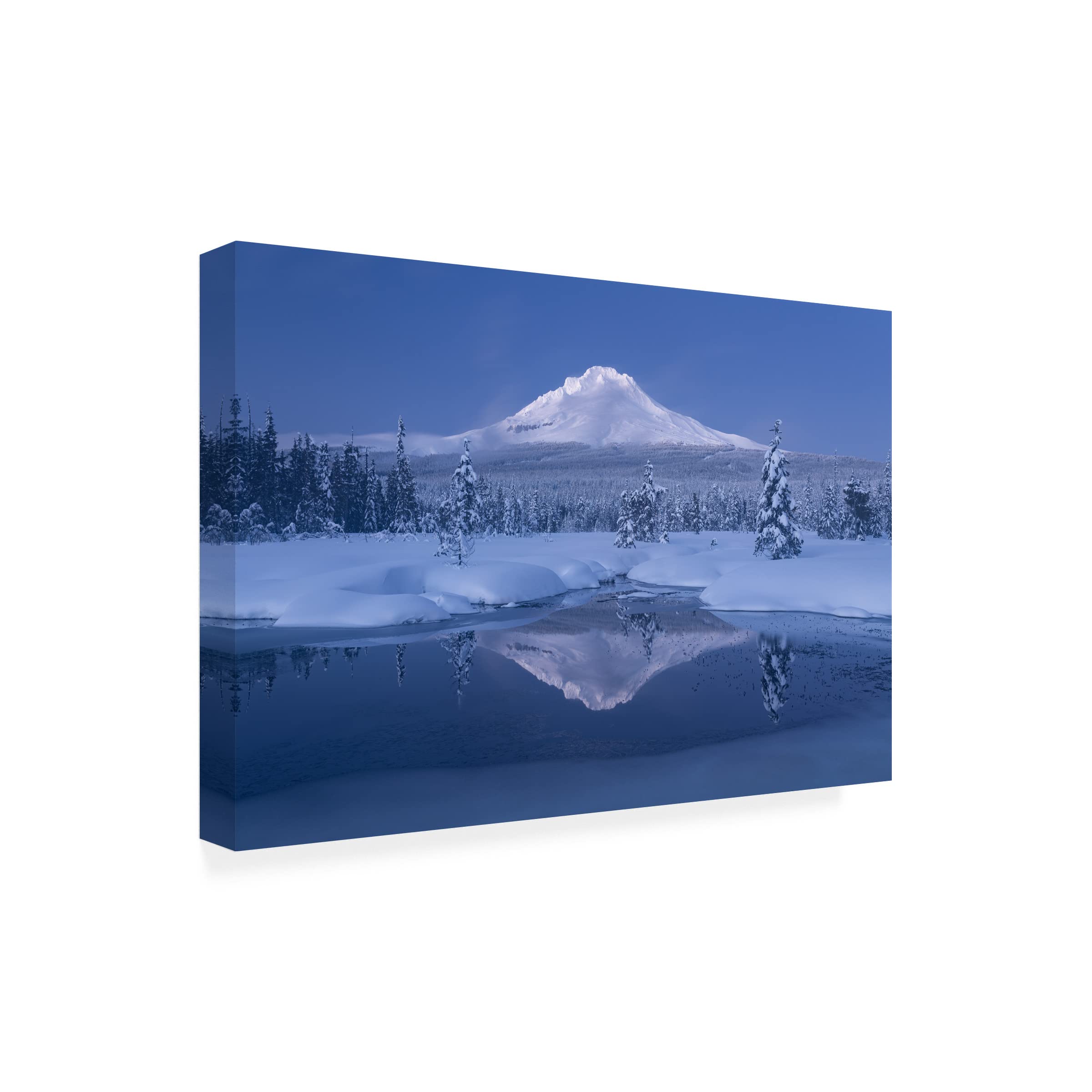 Gerald Macua 'Silence' Canvas Wall Art Print - Modern Abstract Painting for Living Room, Bedroom & Office Decor