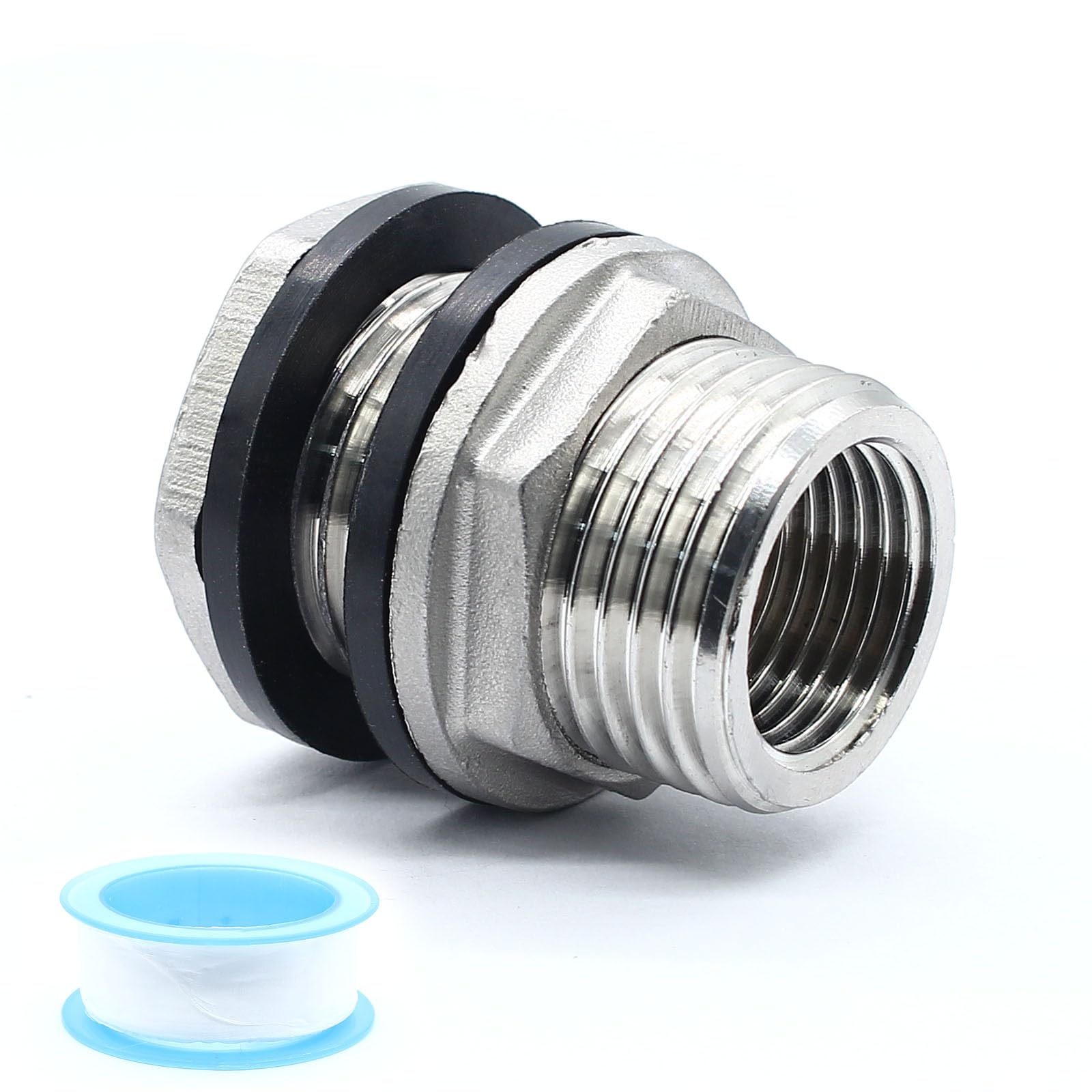 Stainless Steel Bulkhead Tank Fitting - 1/2