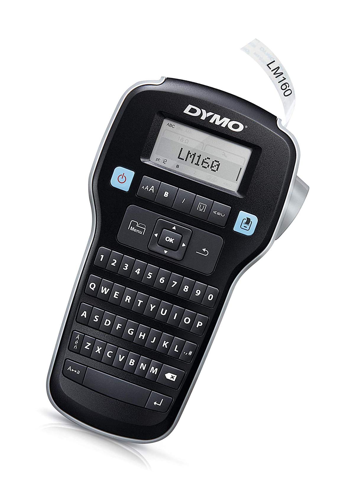 DYMO LabelManager 160 Portable Label Maker with QWERTY Keyboard - Easy-to-Use Label Printer for Home & Office Organization, One-Touch Smart Keys & Large Display - Perfect for Filing, Storage, Shipping & Inventory Management