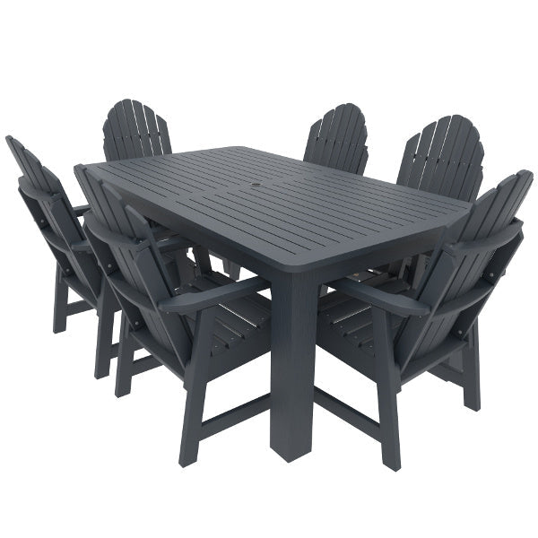 Muskoka 7-Piece Outdoor Bistro Dining Set - Patio Garden Cafe Table and Chairs for Backyard, Deck, Poolside & Balcony