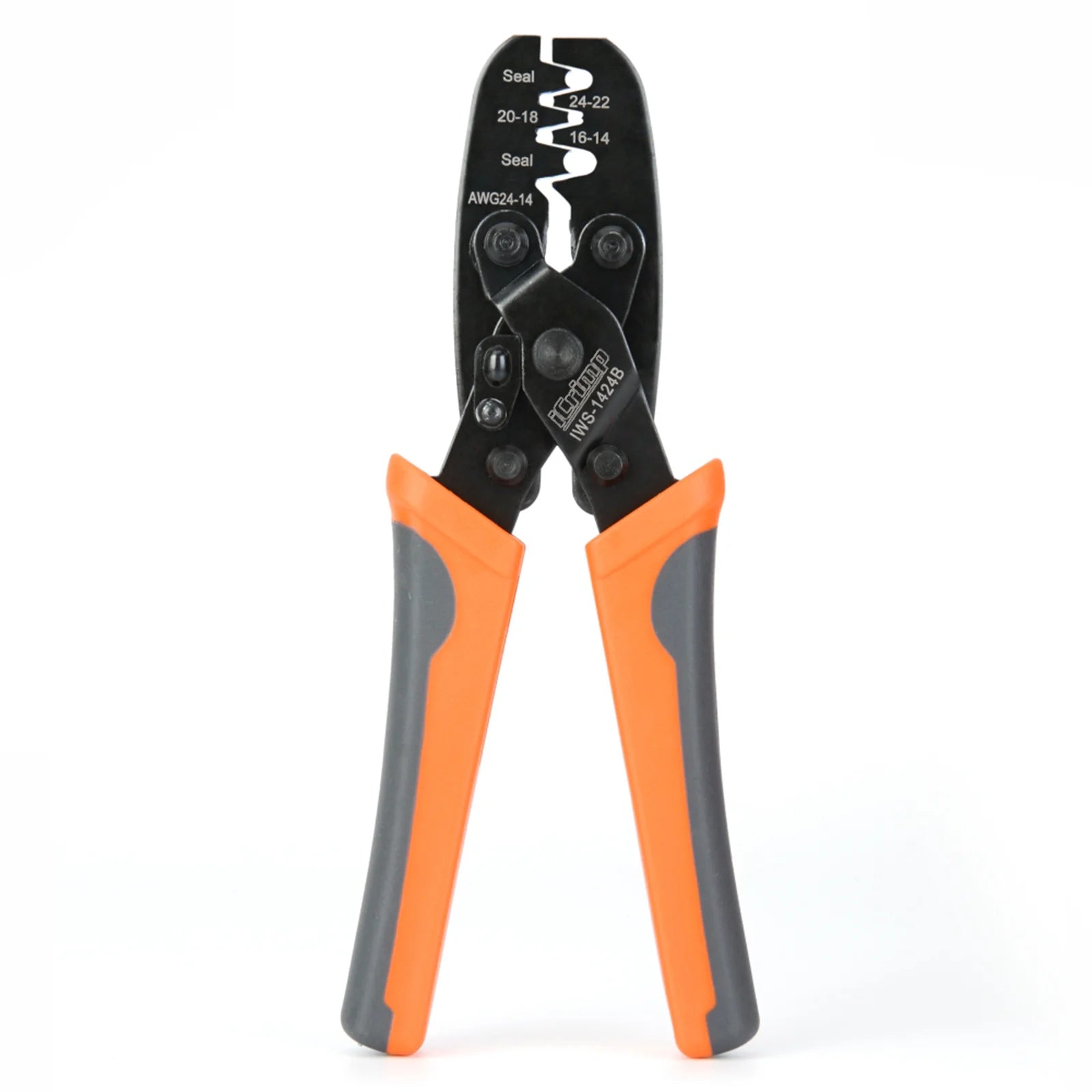 **Weather Pack Sealed Connector Crimping Tool - Professional Wire Crimper for Delphi Metri Pack 150, 280 & Weather Pack Terminals (AWG 24-14) - Ideal for Automotive, Marine & Outdoor Electrical Wiring**